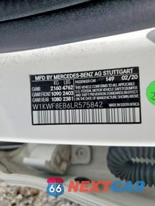 Zdjęcie 12 z 12 samochodu: 2020 MERCEDES-BENZ C 300 4MATIC VIN:W1KWF8EB6LR575842 - miniatura