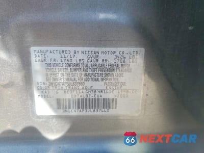 Zdjęcie 12 z 12 samochodu: 2018 NISSAN VERSA SV VIN:3N1CN7AP3JL837660 - miniatura