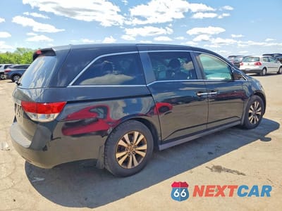 Trzecie zdjęcie samochodu z tyłu: 2014 HONDA ODYSSEY EXL VIN:5FNRL5H65EB024159 - miniatura