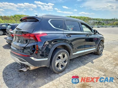 Trzecie zdjęcie samochodu z tyłu: 2022 HYUNDAI SANTA FE SEL VIN:5NMS2DAJ2NH474718 - miniatura