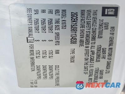 Zdjęcie 12 z 12 samochodu: 2008 CHEVROLET SILVERADO K1500 VIN:2GCEK19J981134538 - miniatura