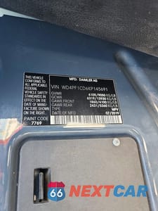 Zdjęcie 13 z 13 samochodu: 2019 MERCEDES BENZ SPRINTER 2500 DELIVERY VAN VIN:WD4PF1CD6KP145691 - miniatura