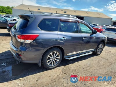 Trzecie zdjęcie samochodu z tyłu: 2014 NISSAN PATHFINDER SL VIN:5N1AR2MMXEC678243 - miniatura