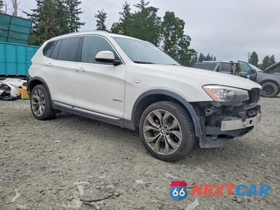 Czwarte zdjęcie samochodu z boku: 2017 BMW X3 SDRIVE28I VIN:5UXWZ7C33H0V88758 - miniatura