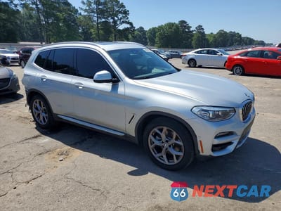 Czwarte zdjęcie samochodu z boku: 2021 BMW X3 XDRIVE30I VIN:5UXTY5C05M9H85150 - miniatura
