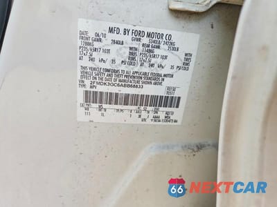 Zdjęcie 13 z 13 samochodu: 2010 FORD EDGE SE VIN:2FMDK3GC6ABB68833 - miniatura