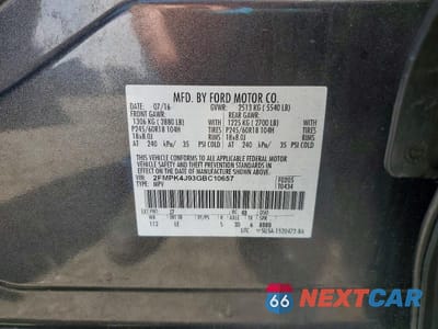 Zdjęcie 13 z 13 samochodu: 2016 FORD EDGE SEL VIN:2FMPK4J93GBC10657 - miniatura
