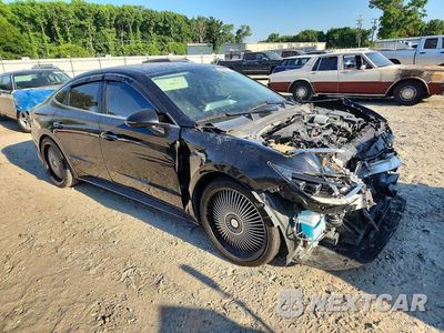 Czwarte zdjęcie samochodu z boku: 2021 HYUNDAI SONATA LIMITED VIN:5NPEH4J25MH109746 - miniatura