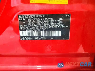 Zdjęcie 13 z 13 samochodu: 2011 TOYOTA RAV4 SPORT VIN:JTMRK4DV6B5098990 - miniatura