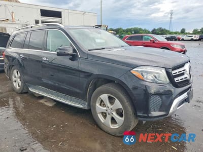 Czwarte zdjęcie samochodu z boku: 2017 MERCEDES-BENZ GLS 450 4MATIC VIN:4JGDF6EE2HA755966 - miniatura
