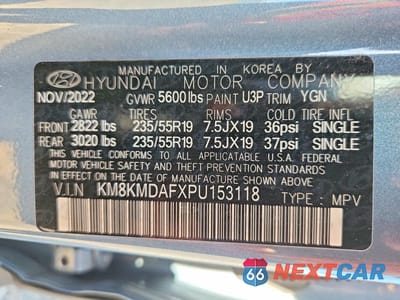 Zdjęcie 12 z 12 samochodu: 2023 HYUNDAI IONIQ 5 SE VIN:KM8KMDAFXPU153118 - miniatura