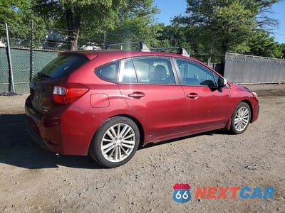 Trzecie zdjęcie samochodu z tyłu: 2013 SUBARU IMPREZA PREMIUM VIN:JF1GPAD61D2215286 - miniatura