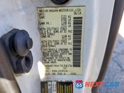 Zdjęcie 12 z 12 samochodu: 2014 NISSAN FRONTIER S VIN:1N6BD0CT9EN763676 - miniatura