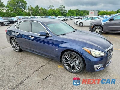 Czwarte zdjęcie samochodu z boku: 2017 INFINITI Q70 3.7 VIN:JN1BY1AP5HM740217 - miniatura