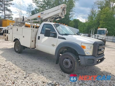 Czwarte zdjęcie samochodu z boku: 2011 FORD F450 SUPER - BUCKET TRUCK VIN:1FDUF4GT1BEA23067 - miniatura