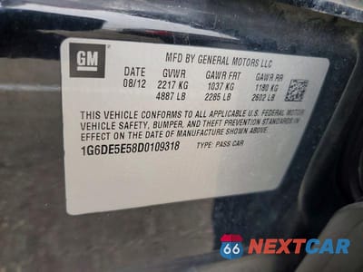 Zdjęcie 12 z 12 samochodu: 2013 CADILLAC CTS LUXURY COLLECTION VIN:1G6DE5E58D0109318 - miniatura