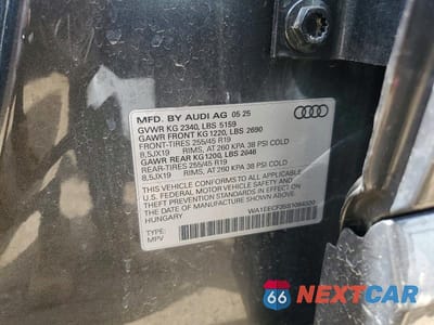 Zdjęcie 12 z 12 samochodu: 2025 AUDI Q3 PREMIUM PLUS S LINE 45 VIN:WA1EECF35S1084320 - miniatura