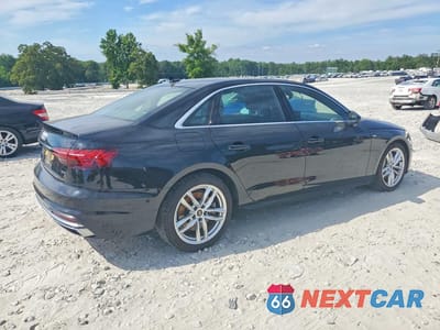 Trzecie zdjęcie samochodu z tyłu: 2022 AUDI A4 PRESTIGE 45 VIN:WAUFAAF40NN003950 - miniatura