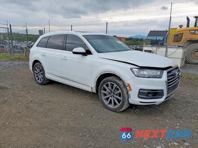 Czwarte zdjęcie samochodu z boku: 2018 AUDI Q7 PREMIUM PLUS VIN:WA1LAAF76JD045808 - miniatura