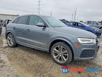 Czwarte zdjęcie samochodu z boku: 2017 AUDI Q3 PRESTIGE VIN:WA1GCCFS6HR002739 - miniatura