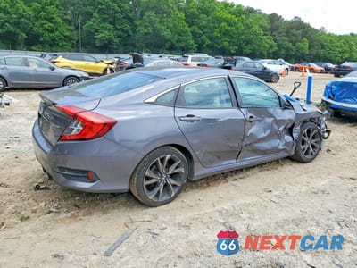 Trzecie zdjęcie samochodu z tyłu: 2021 HONDA CIVIC SPORT VIN:2HGFC2F84MH552081 - miniatura