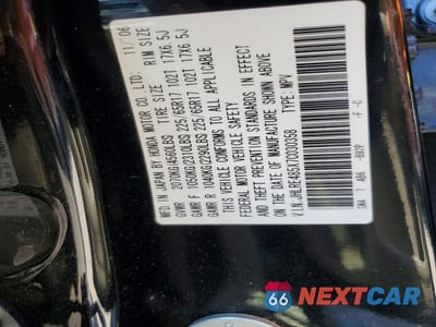 Zdjęcie 13 z 13 samochodu: 2007 HONDA CR-V EX VIN:JHLRE485X7C030358 - miniatura
