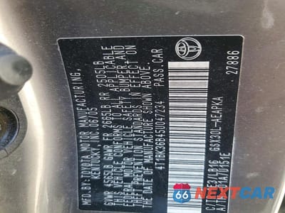 Zdjęcie 12 z 12 samochodu: 2005 TOYOTA AVALON LIMITED VIN:4T1BK36B45U047234 - miniatura