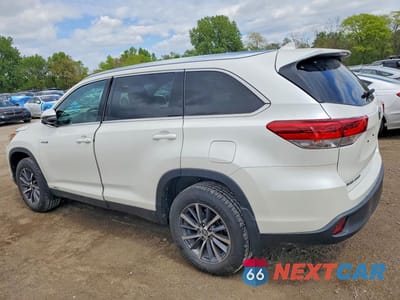 Drugie zdjęcie samochodu z przodu: 2019 TOYOTA HIGHLANDER HYBRID XLE VIN:5TDJGRFH9KS061915 - miniatura