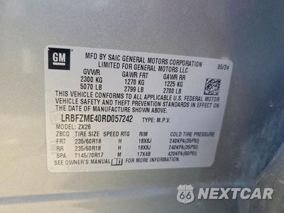 Zdjęcie 13 z 13 samochodu: 2024 BUICK ENVISION PREFERRED VIN:LRBFZME40RD057242 - miniatura