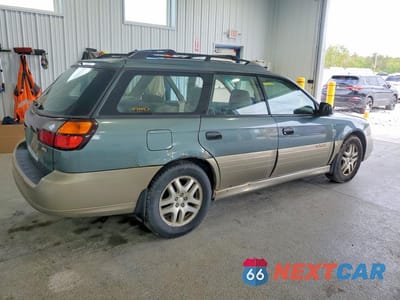 Trzecie zdjęcie samochodu z tyłu: 2002 SUBARU LEGACY OUTBACK VIN:4S3BH665X27640816 - miniatura