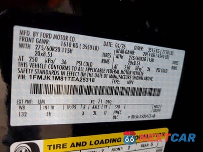 Zdjęcie 14 z 14 samochodu: 2026 FORD EXPEDITION MAX PLATINUM VIN:1FMJK1M81TEA25318 - miniatura