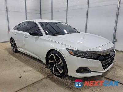 Czwarte zdjęcie samochodu z boku: 2022 HONDA ACCORD SPORT VIN:1HGCV1F39NA120730 - miniatura