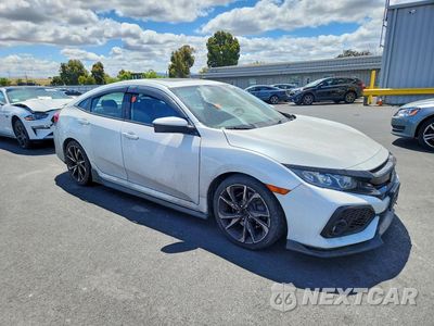 Czwarte zdjęcie samochodu z boku: 2019 HONDA CIVIC SI VIN:2HGFC1E59KH706332 - miniatura