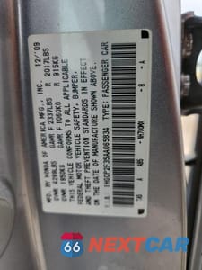 Zdjęcie 12 z 12 samochodu: 2010 HONDA ACCORD LX VIN:1HGCP2F35AA065834 - miniatura