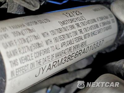 Zdjęcie 9 z 9 samochodu: 2024 YAMAHA YZFR7 VIN:JYARM38E6RA010337 - miniatura