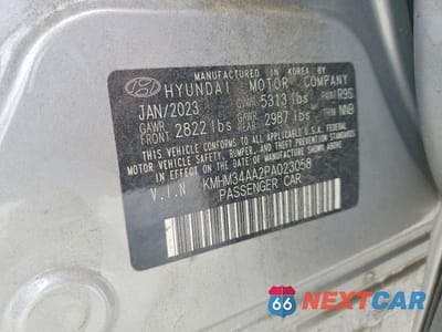 Zdjęcie 13 z 13 samochodu: 2023 HYUNDAI IONIQ 6 SEL VIN:KMHM34AA2PA023058 - miniatura
