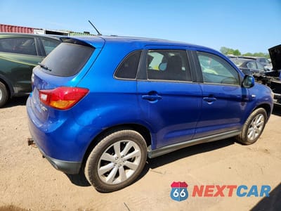 Trzecie zdjęcie samochodu z tyłu: 2015 MITSUBISHI OUTLANDER SPORT ES VIN:4A4AP3AU6FE018350 - miniatura