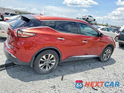 Trzecie zdjęcie samochodu z tyłu: 2015 NISSAN MURANO SL VIN:5N1AZ2MG5FN254954 - miniatura