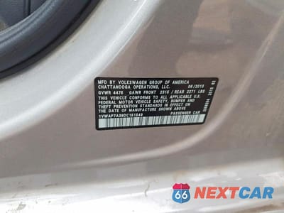 Zdjęcie 12 z 12 samochodu: 2013 VOLKSWAGEN PASSAT S VIN:1VWAP7A39DC151549 - miniatura