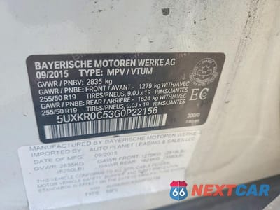 Zdjęcie 14 z 14 samochodu: 2016 BMW X5 VIN:5UXKR0C53G0P22156 - miniatura
