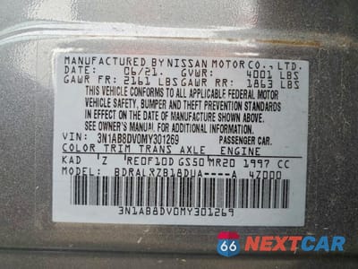 Zdjęcie 13 z 13 samochodu: 2021 NISSAN SENTRA SR VIN:3N1AB8DV0MY301269 - miniatura
