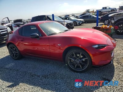 Czwarte zdjęcie samochodu z boku: 2018 MAZDA MX-5 MIATA CLUB VIN:JM1NDAL71J0203537 - miniatura