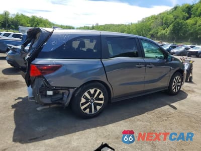 Trzecie zdjęcie samochodu z tyłu: 2025 HONDA ODYSSEY EXL VIN:5FNRL6H66SB074067 - miniatura