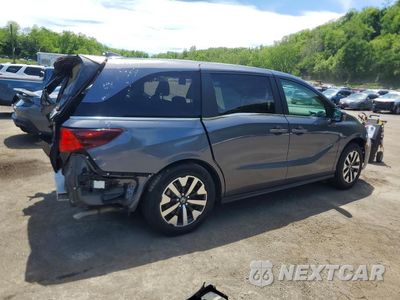 Trzecie zdjęcie samochodu z tyłu: 2025 HONDA ODYSSEY EXL VIN:5FNRL6H66SB074067 - miniatura