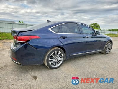 Trzecie zdjęcie samochodu z tyłu: 2018 GENESIS G80 3.8 VIN:KMHGN4JE0JU250894 - miniatura