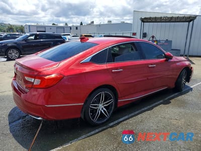 Trzecie zdjęcie samochodu z tyłu: 2021 HONDA ACCORD TOURING HYBRID VIN:1HGCV3F97MA000102 - miniatura