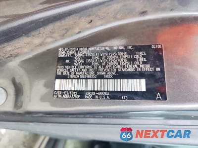 Zdjęcie 12 z 12 samochodu: 2006 TOYOTA TUNDRA ACCESS CAB SR5 VIN:5TBRU34106S466252 - miniatura