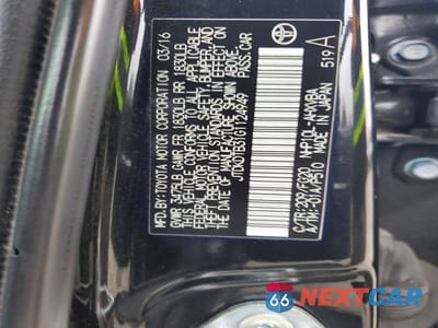 Zdjęcie 12 z 12 samochodu: 2016 TOYOTA PRIUS C TWO VIN:JTDKDTB31G1124949 - miniatura