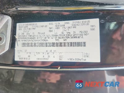 Zdjęcie 13 z 13 samochodu: 2017 FORD ESCAPE SE VIN:1FMCU9GDXHUC32829 - miniatura