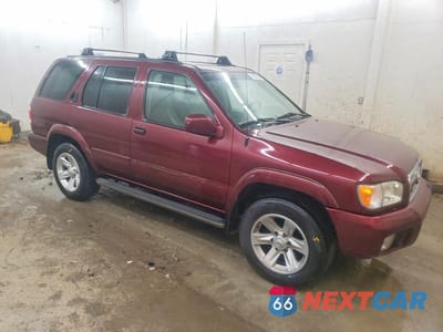 Czwarte zdjęcie samochodu z boku: 2003 NISSAN PATHFINDER SE VIN:JN8DR09Y73W805533 - miniatura